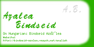 azalea bindseid business card